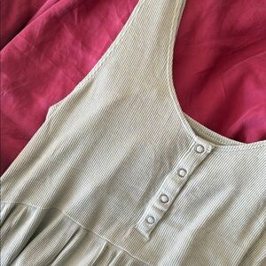 American Eagle Sage Ribbed Tank